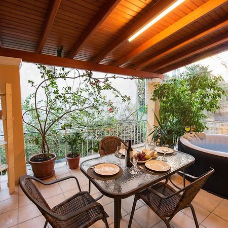Luxury Katrinas Apartment With Outdoor Jacuzzi Corfu  Exterior foto