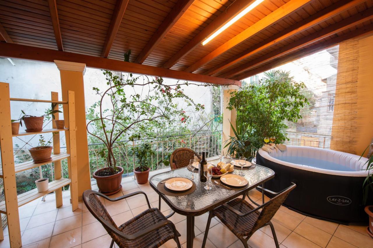 Luxury Katrinas Apartment With Outdoor Jacuzzi Corfu  Exterior foto